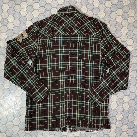Lucky Brand Flannel Zip-Up Shirt - Size Medium - Picture 6 of 8